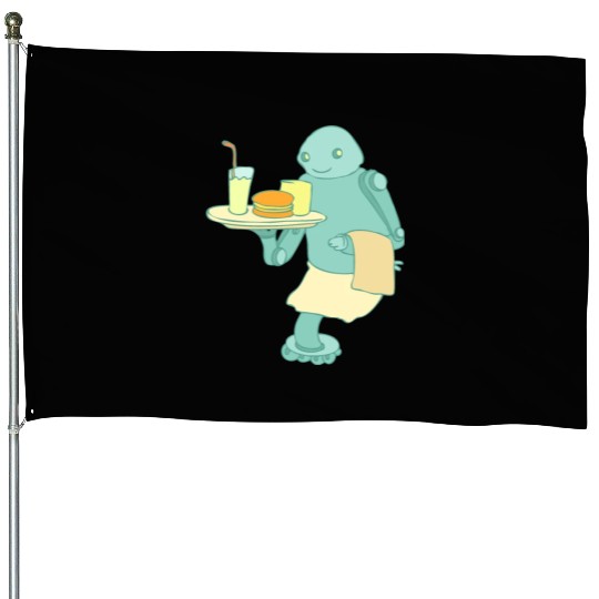 19 robot 26 png vectorstock 4842445 House Flags