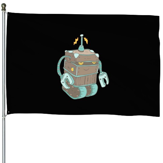 48 robot 53 png vectorstock 4842445 House Flags