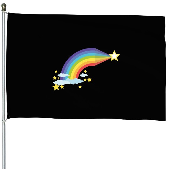 Rainbow House Flags