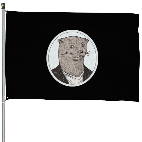 mr weasel House Flags