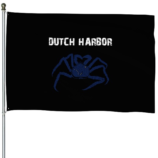 City-Design Dutch Harbor King Crab PQZnBI House Flags
