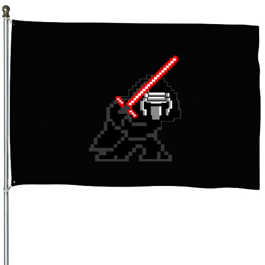 8-bit Kylo Ren House Flags