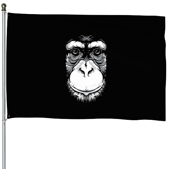 Monkey face House Flags