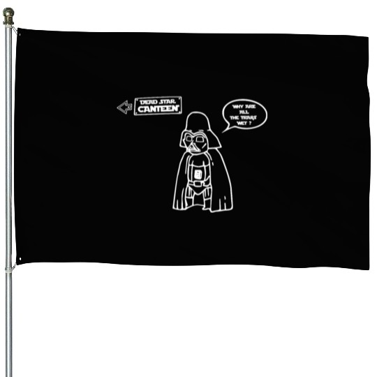 Eddie Izzard Death Star Canteen House Flags