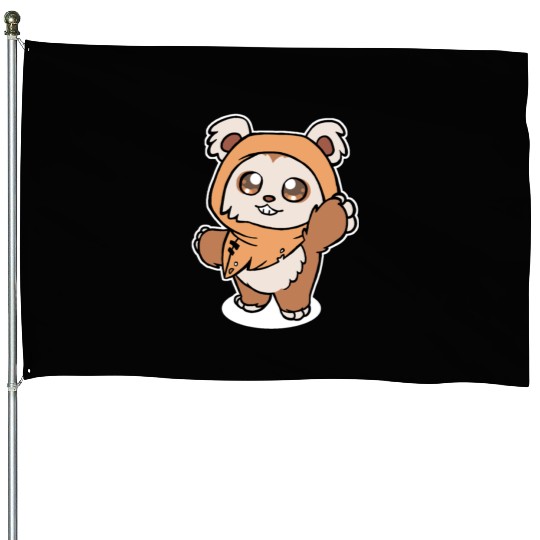 Baby Ewok House Flags