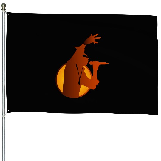 A Singing Hip-hop Star House Flags