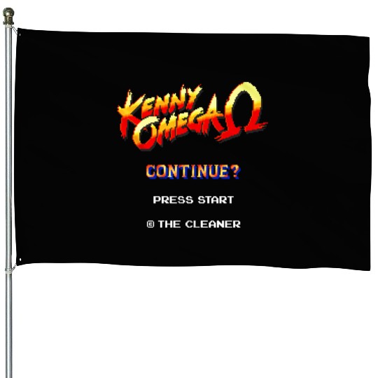 kenny omega game 8 bit House Flags