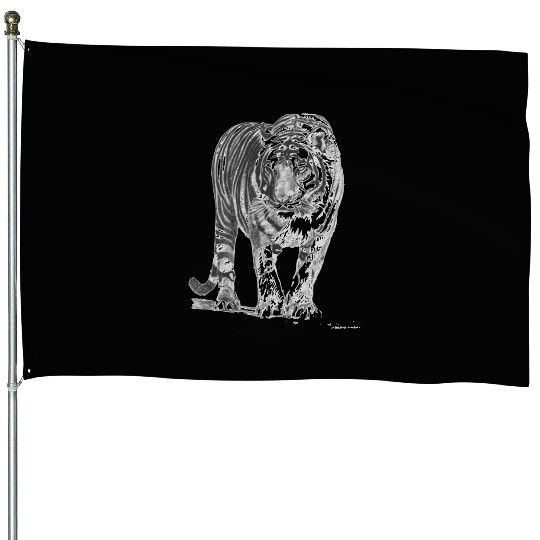 Bengal Tiger House Flags