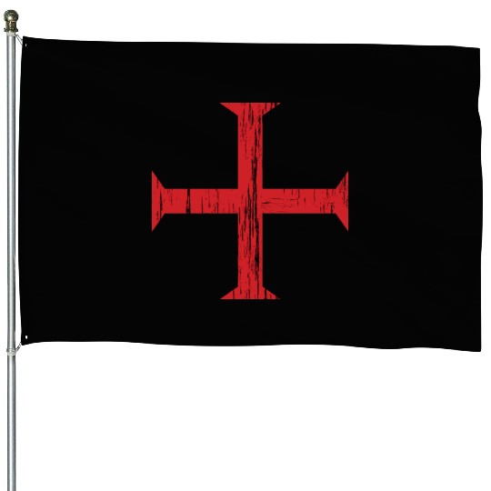 Knights Templar Crusader Cross House Flags