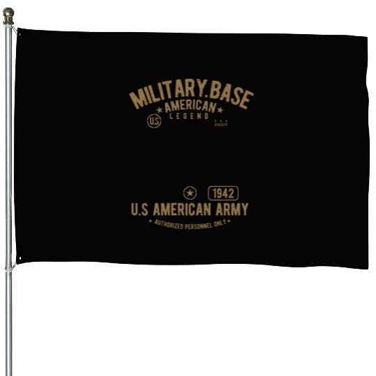 Military Base House Flags