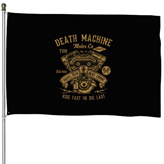 Death Machine House Flags