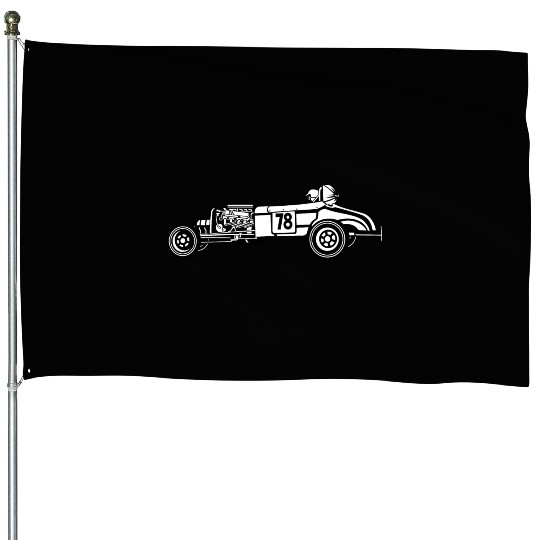Race car House Flags