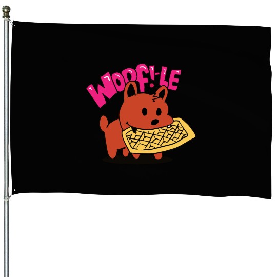 waffle dog House Flags