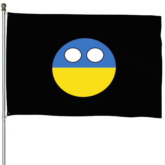 Countryball Laenderball Land Heimat Ukraine House Flags