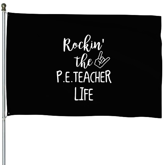Rocking The PE Teacher Life House Flags