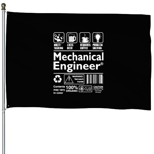 Mechanic Engineer House Flags