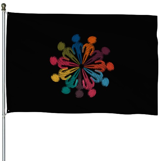 weltfrieden auf erden world peace on earth love179 House Flags