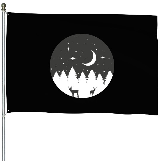 Starry night House Flags