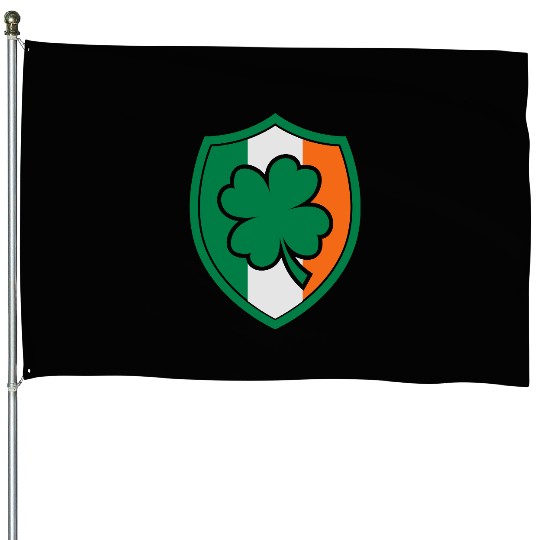 Ireland Flag - Irish - Ire -St Patricks day-Clover House Flags