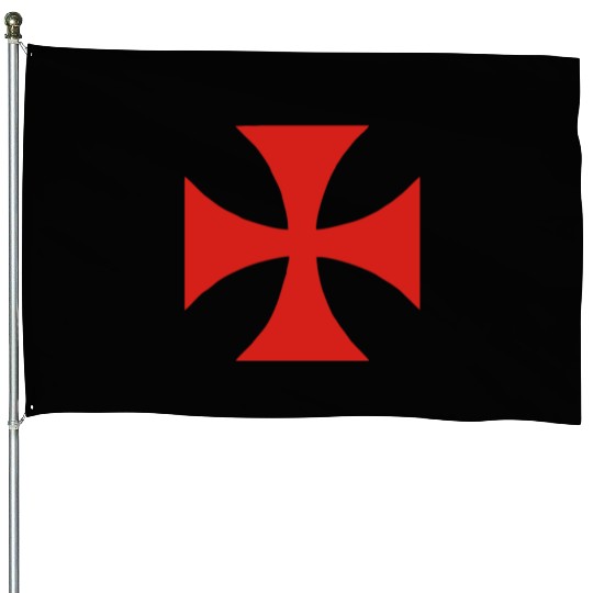 Knights Templar Funny House Flags