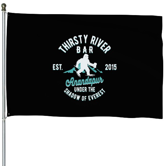 Thirsty River Bar House Flags