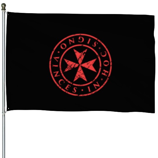Knights Templar Maltese Cross House Flags