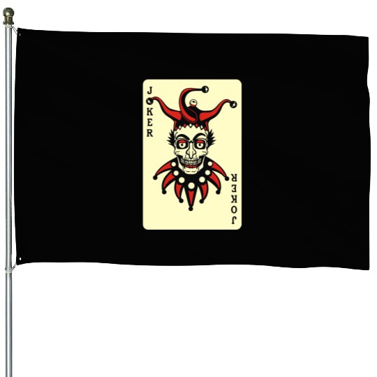 Joker Card House Flags