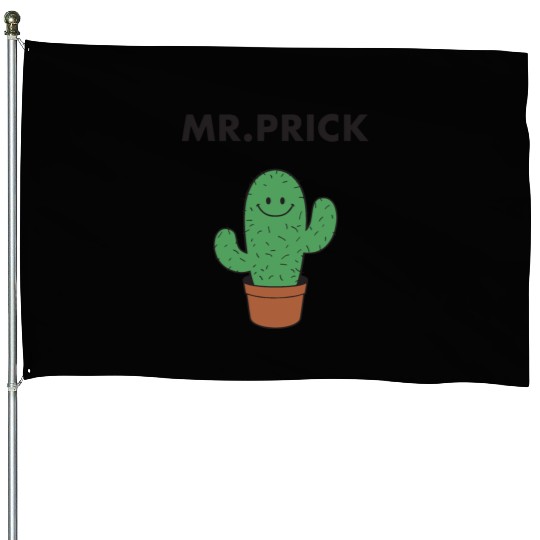 Mr Prick Men Funny Indie Style Slogan Hipster Mexi House Flags