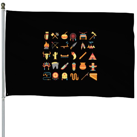 Native American culture/Native American Clothing House Flags