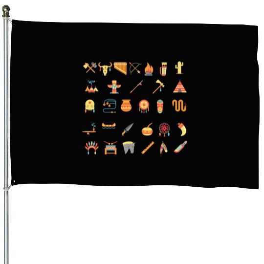Native American culture/Native American Clothing House Flags