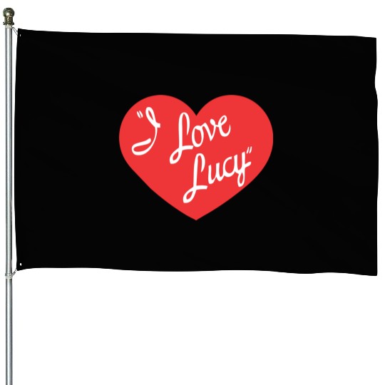 I Love Lucy House Flags