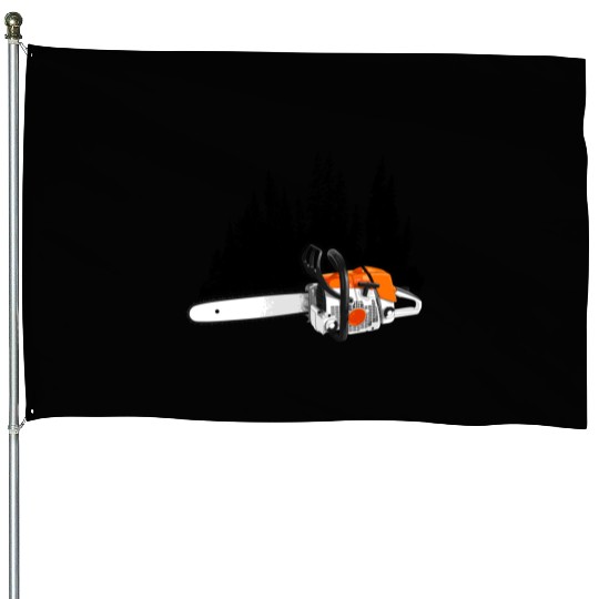 Your Forestry Business - Chainsaw & Pine Forest House Flags