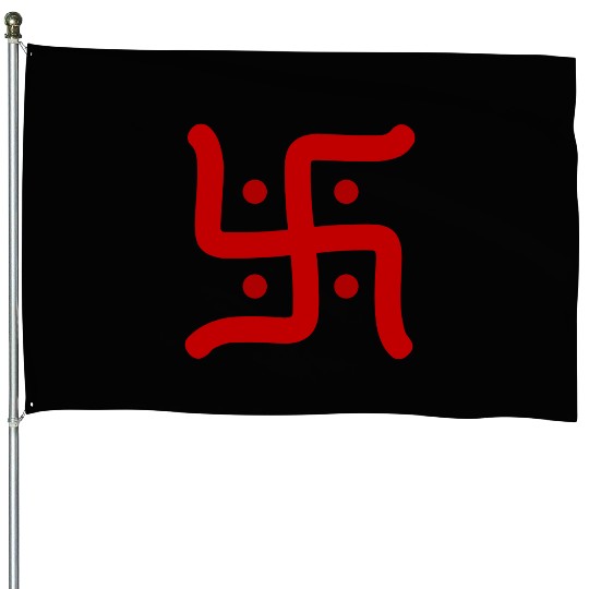 Hindu Swastika House Flags