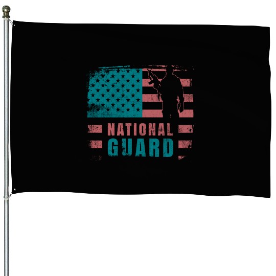 National Guard Veteran House Flags