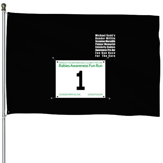 FUN RUN Michael House Flags