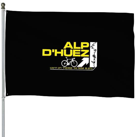 Tour De France Alp D huez Cycling Mens Printed bik House Flags