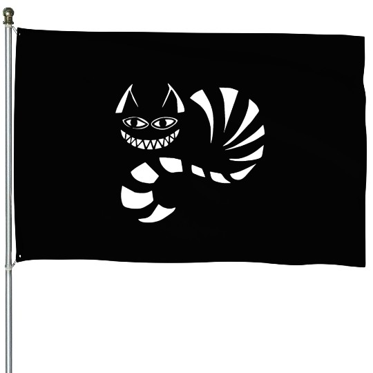 Alice In Wonderland Cheshire Cat Girls House Flags Disn