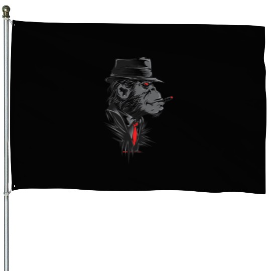 Gangster Monkey, Mafia Monkey, Monkey Business House Flags