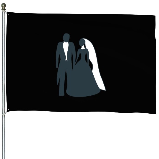 Wedding marriage ceremony love loyalty gift idea House Flags