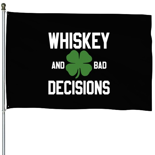 Ireland Whiskey St Patricks Day House Flags