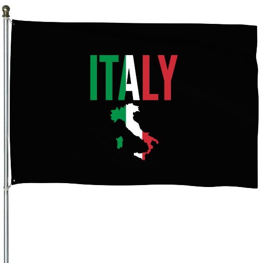 Italian Gift - Italy Map Country House Flags