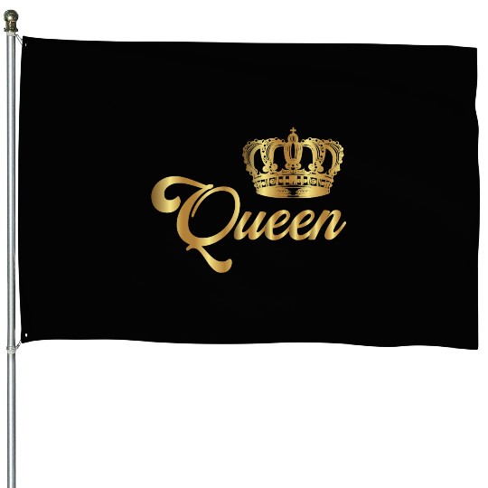 Crown Crowns King Queen JGA Wedding Bride Groom Pr House Flags