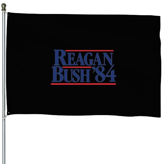 Reagan Bush '84 House Flags