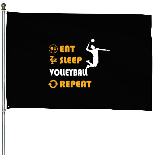 Volleyball - present for men and women House Flags