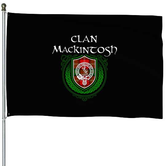 Mackintosh Surname Scottish Clan Tartan Crest House Flags