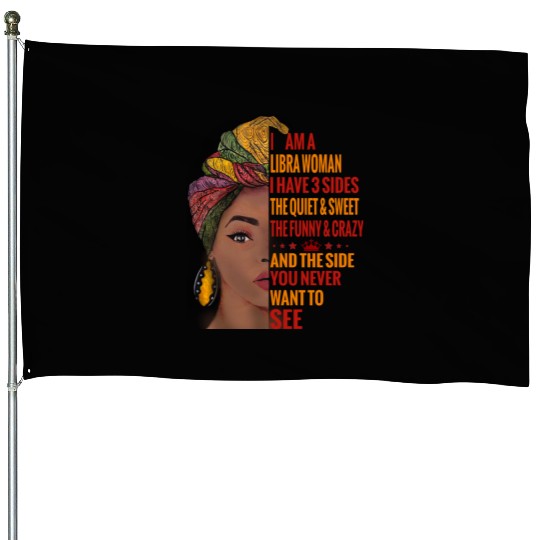 Libra woman House Flags