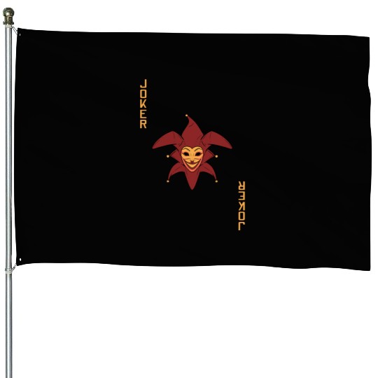 Joker Playing Card House Flags