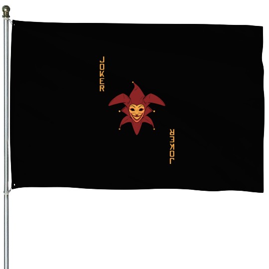 Joker Playing Card House Flags