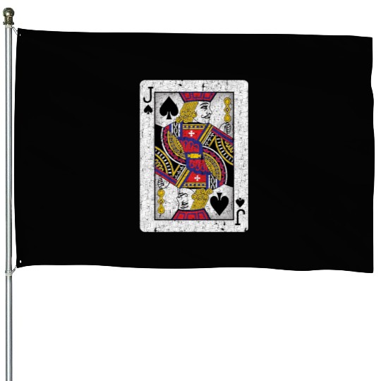 jack of spades playing card House Flags