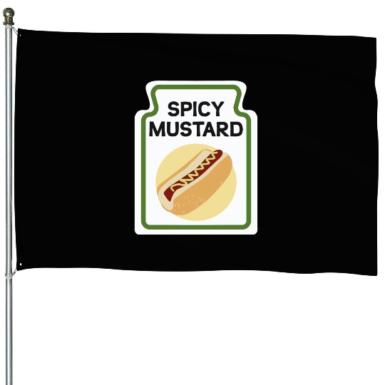 Spicy Mustard House Flags Halloween Costume Funny Party